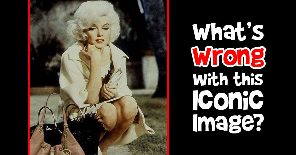 Can You Find What’s Odd with this Marilyn Monroe Vintage Photograph?