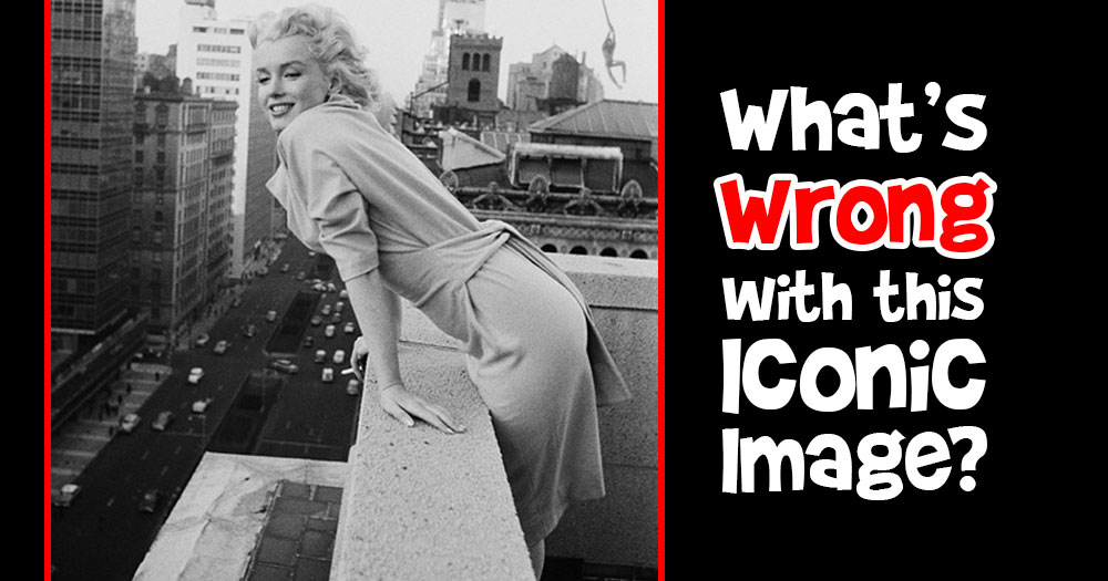 Find What’s Wrong with this Marilyn Monroe in the City Image?
