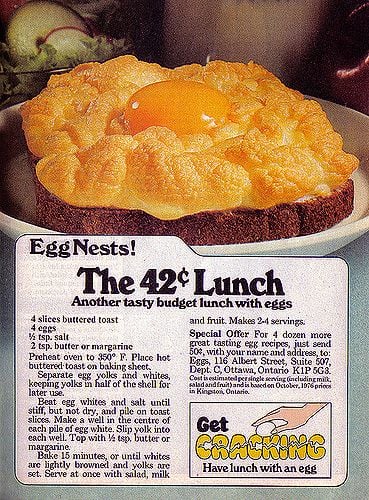 disgusting foods egg nests