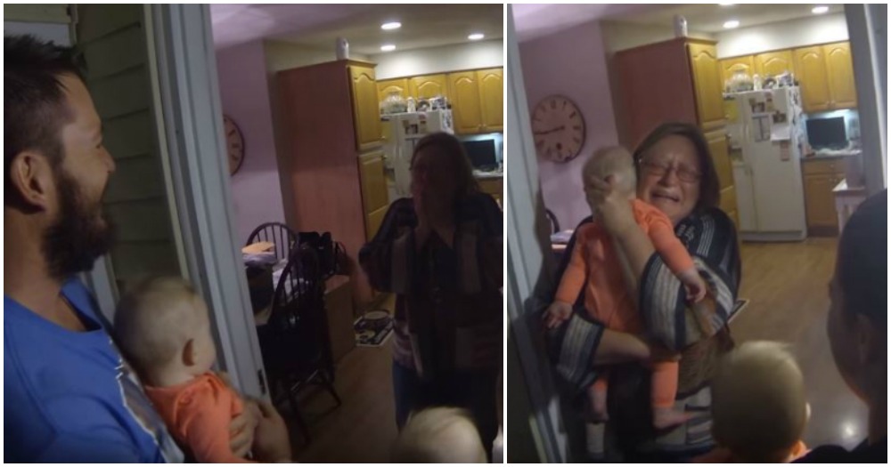 Grandma Meets Her Twin Grandbabies For The First Time And Had No Idea It Was Going To Happen. Grandma Meets Her Twin Grandbabies For The First Time And Had No Idea It Was Going To Happen.