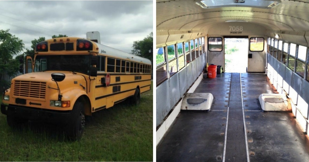 Man Buys Old School Bus And Transforms It Into A Luxury Tiny Home