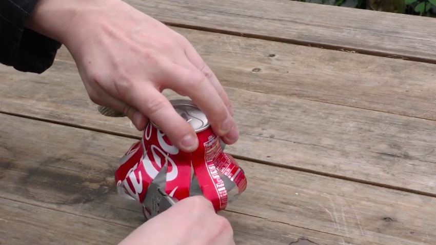 soda can lantern