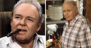 Carroll O'Connor in the All in the Family cast and his final role