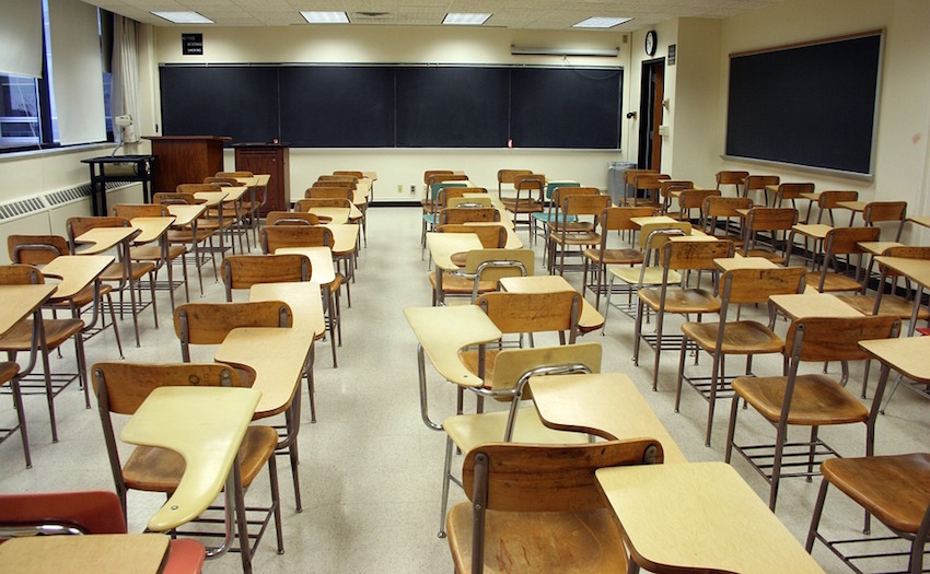 classroom blackboard