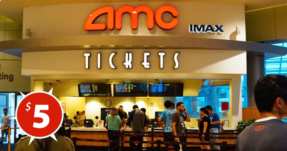 AMC Theatres Offering Movie Tickets For Just 5 Every Tuesday