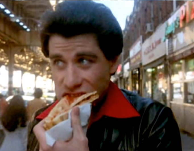 john travolta pizza