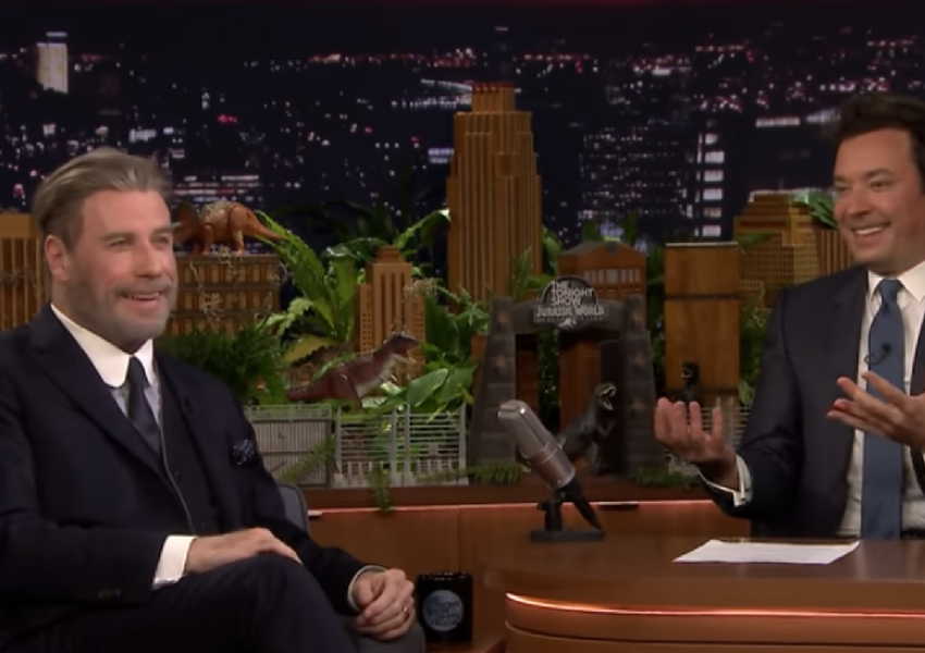 john travolta and jimmy fallon