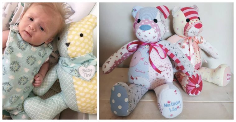 turning baby clothes into keepsakes