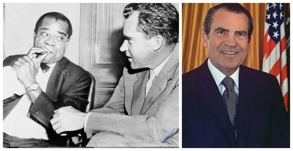 Louis Armstrong Had Richard Nixon Carry His Marijuana Through Customs