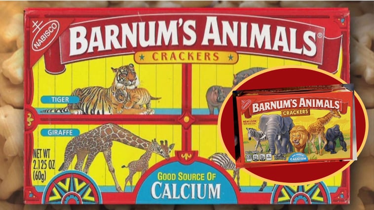 Barnum’s Animal Crackers Boxes Get A Makeover After 116 Years