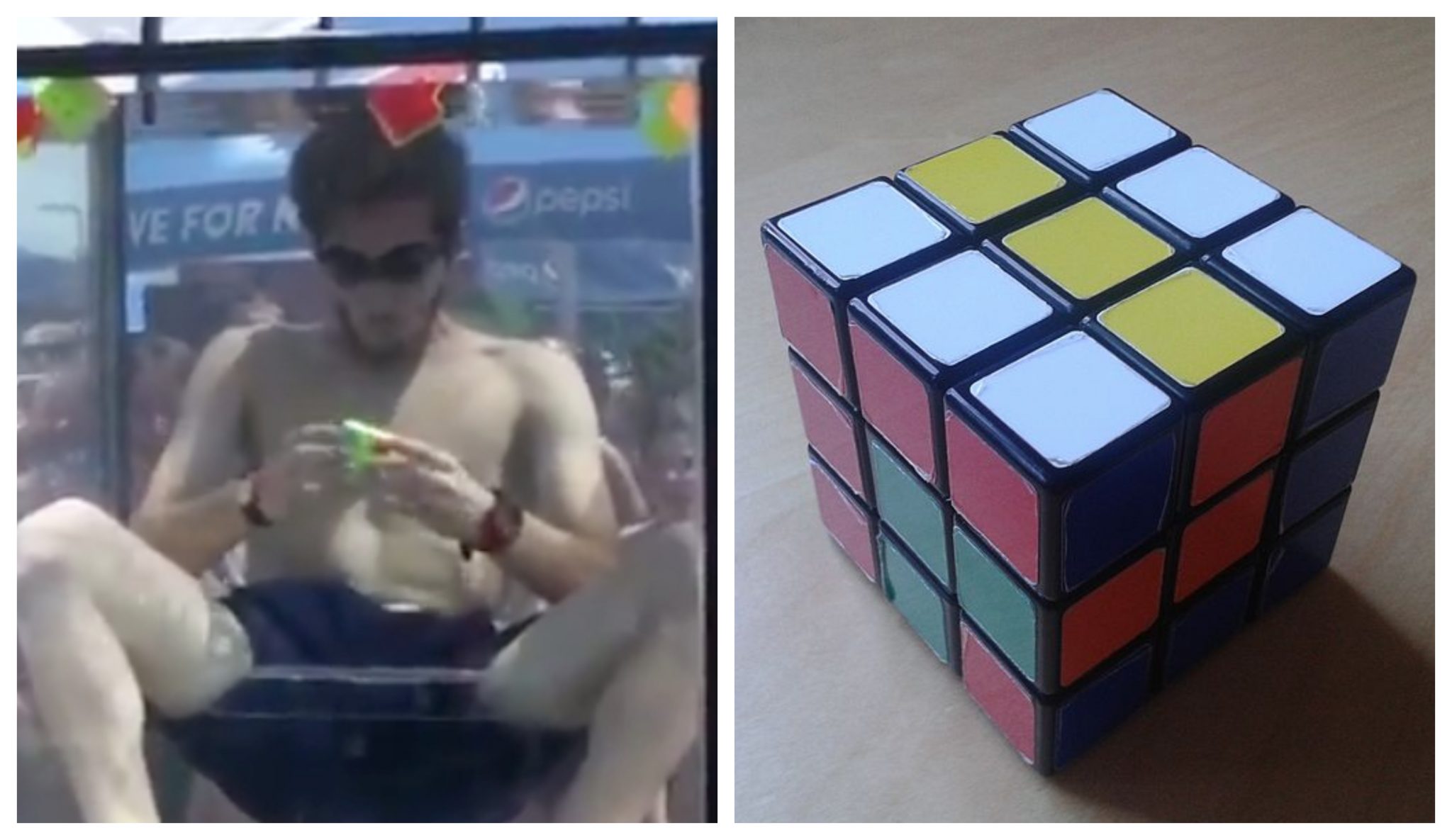 18-Year-Old Solves Six Rubik’s Cubes Underwater In One Breath 18-Year-Old Solves Six Rubik’s Cubes Underwater In One Breath