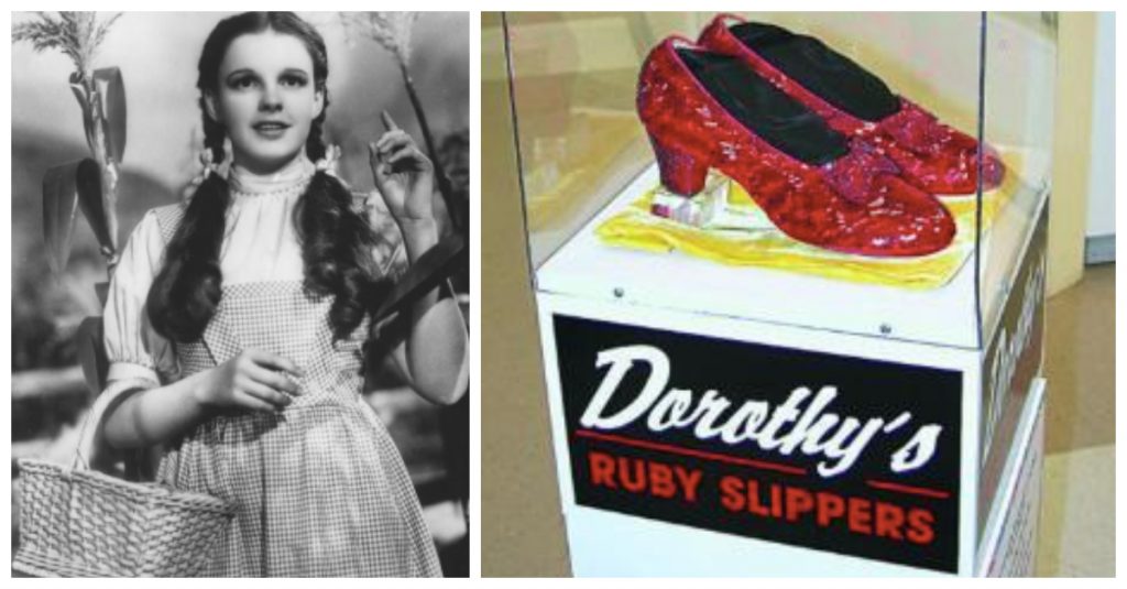 Stolen Pair Of Original Ruby Slippers From 'The Wizard Of Oz' Have Been ...