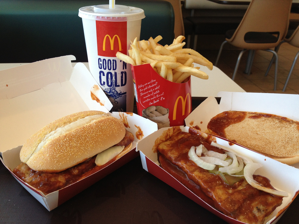 The McRib is Back at Lawton McDonald's