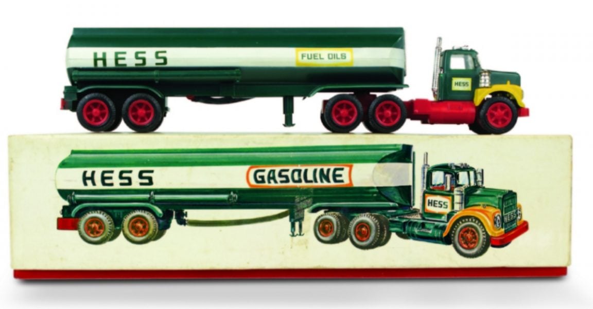 hess stuffed toy truck