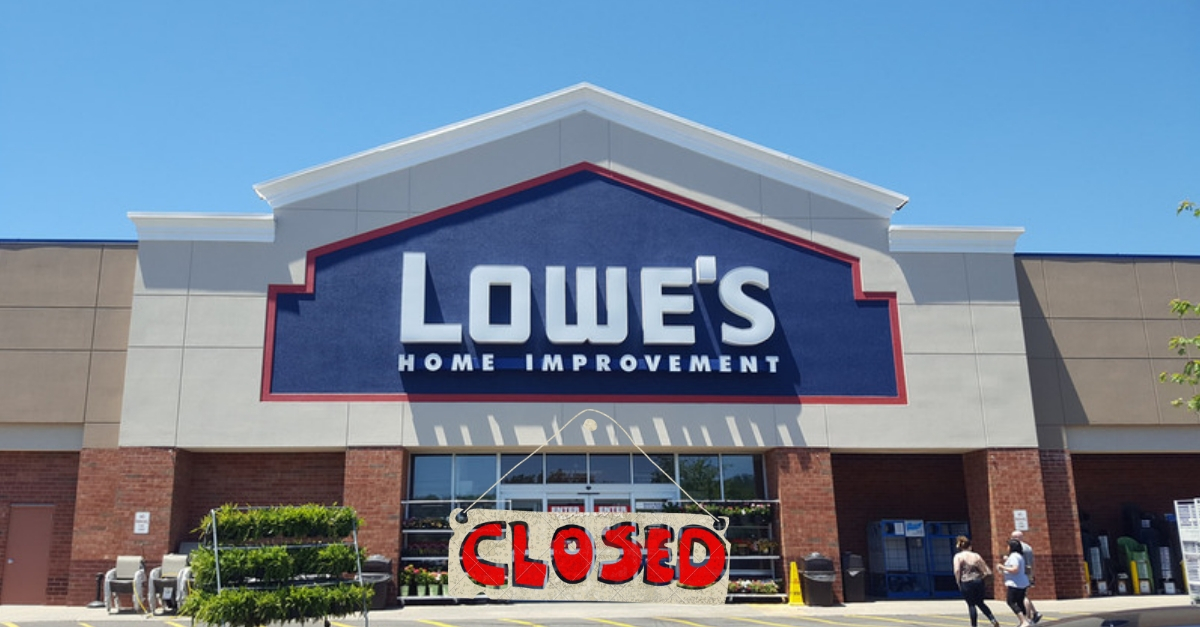 Lowe's Is Closing 51 Locations In The United States And Canada