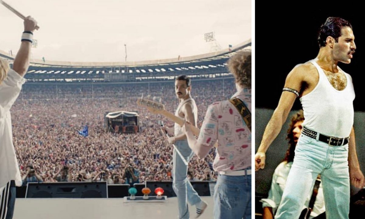 Amazing Footage Compares Queen Live Aid Performance To New Movie