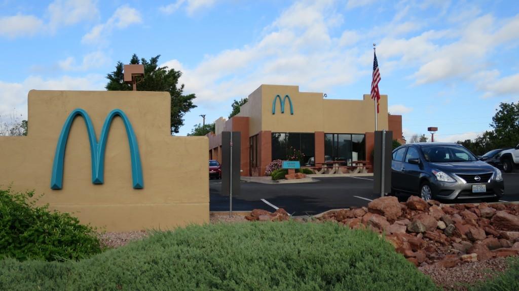 mcdonalds turquoise arch