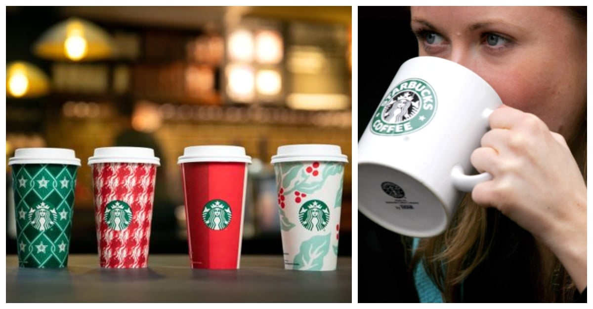 Starbucks Is Giving Away Free, Reusable Holiday-Themed Coffee Cups Today