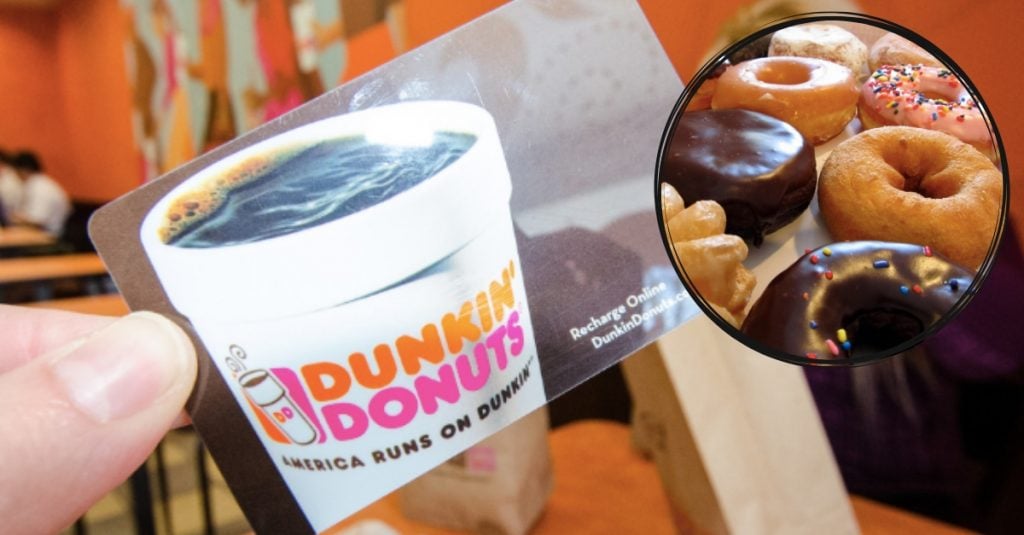 Dunkin' Donuts Is Giving Away 120,000 In Free Gift Cards