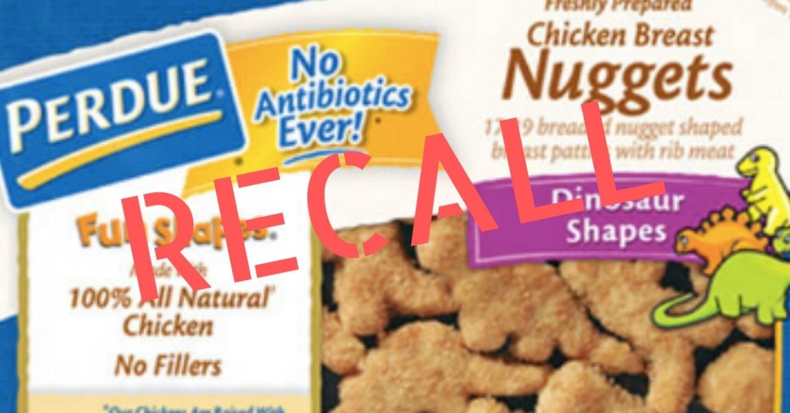 Perdue Recalls 16,000 Pounds Of Kids' DinoShaped Chicken Nuggets