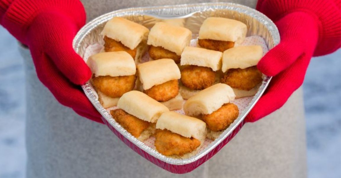 Get Your Loved One HeartShaped Trays Of ChickNMinis From ChickFilA