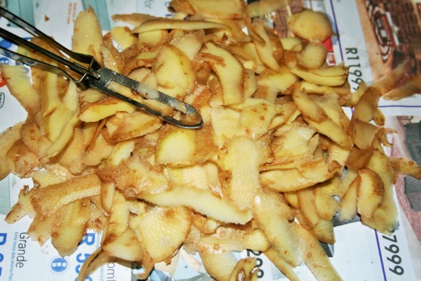 potato peels