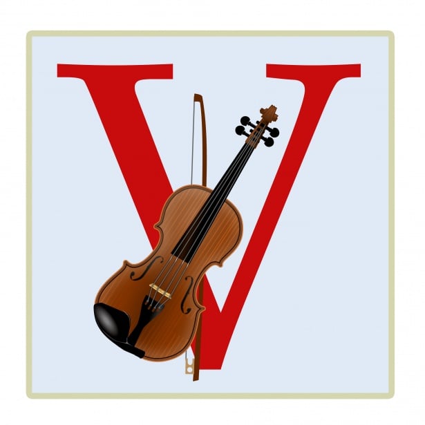 letter v