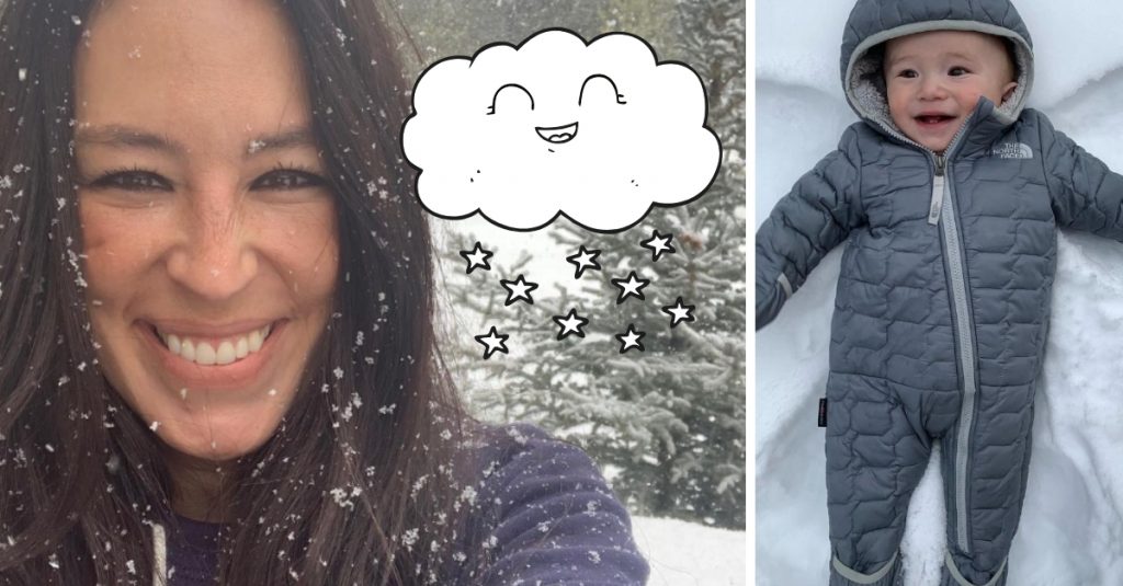 You Need To See Crew Gaines Bundled Up In This Baby Snowsuit