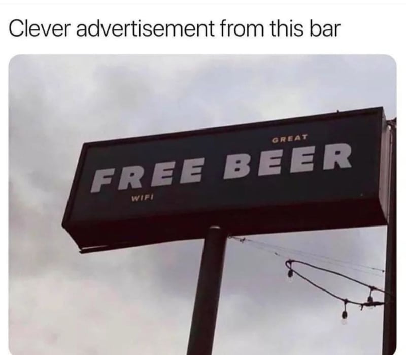 free beer 