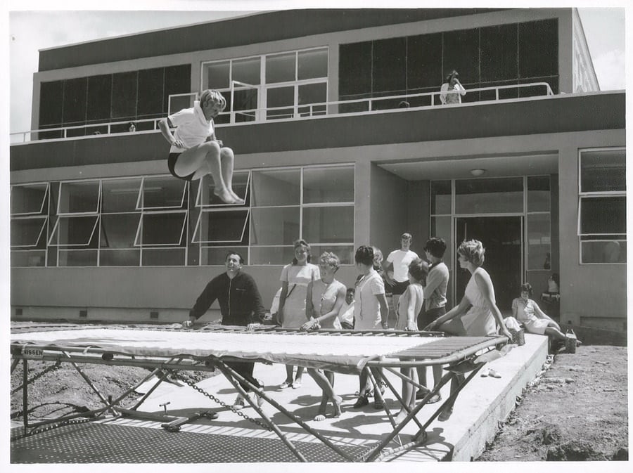 vintage trampoline 