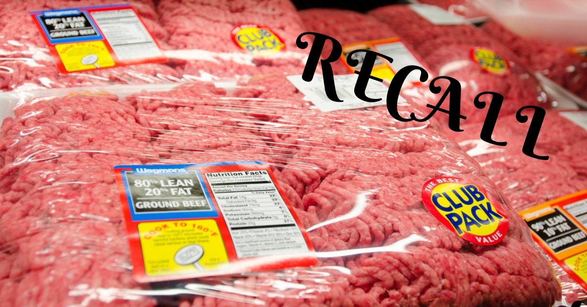 30,000 Pounds Of Beef Have Been Recalled For Unidentified Materials