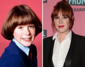 Molly Ringwald during and after her rocky start to the show