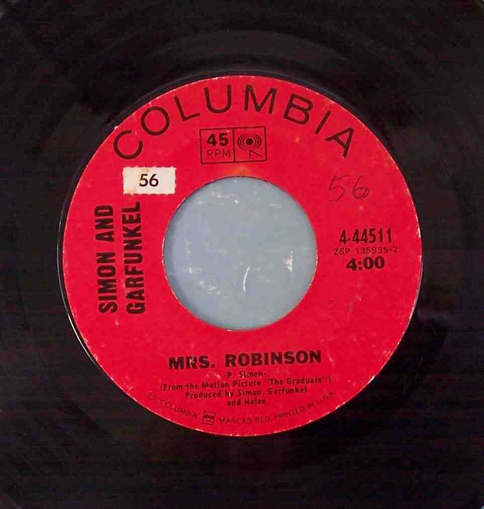 mrs robinson record