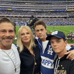 Rob Lowe's family, including his wife and sons
