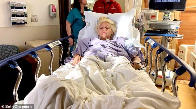 beth chapman in hospital