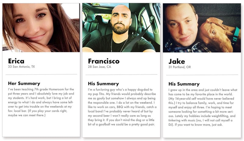 examples of good internet dating profiles