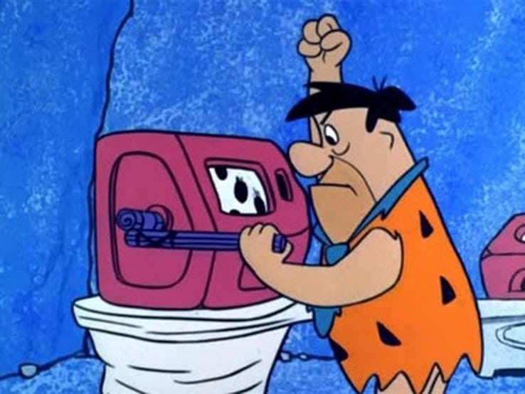 fred flintstone cartoon