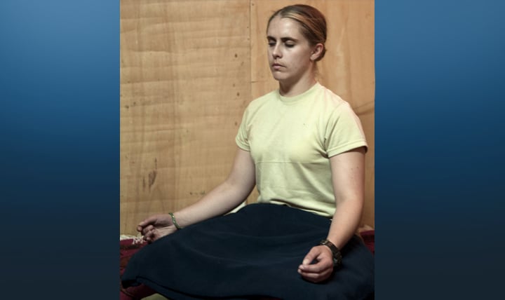 girl meditating 