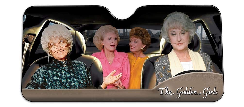 golden girls windshield visor 