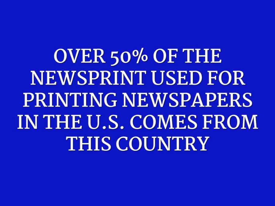 newsprint question 