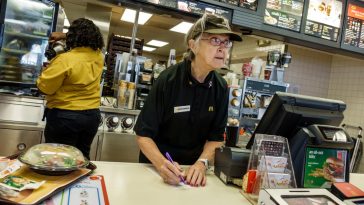 senior citizen fast food restaurant