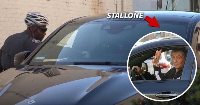 sylvester stallone parking ticket