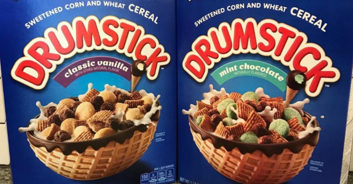 Great News! You Can Now Buy Drumstick Ice Cream Cereal