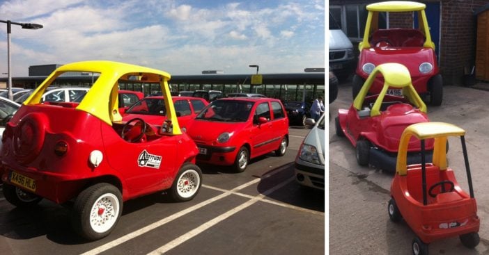 Rechtsaf residentie Wanten See This Street-Legal Version Of The Little Tikes Cozy Coupe Car