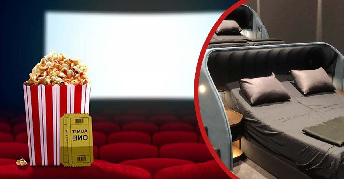 Movie Theater Adds Double Beds To Relax In While You Watch