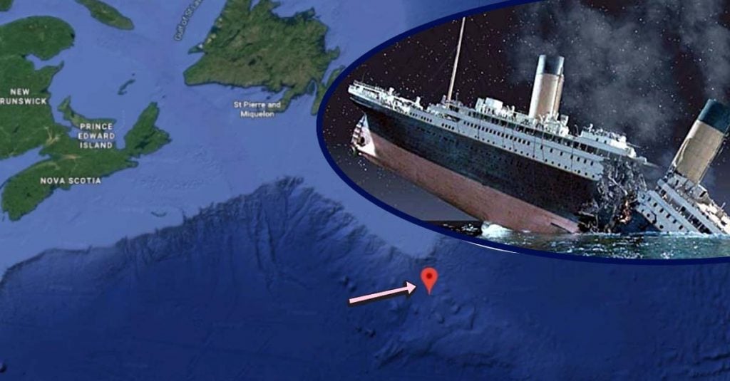 Google Maps Coordinates Detail Exactly Where The Titanic Sank In