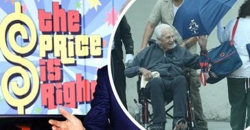 bob barker returns home after being hospitalized from a fall