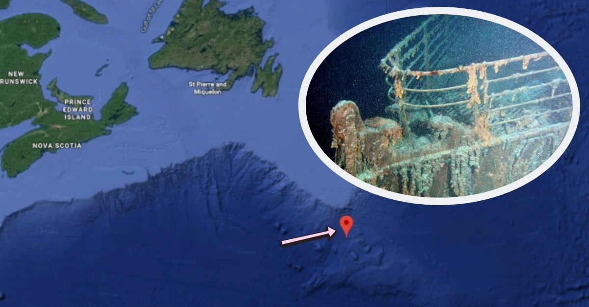 Exact Location Of Titanic Sinking 