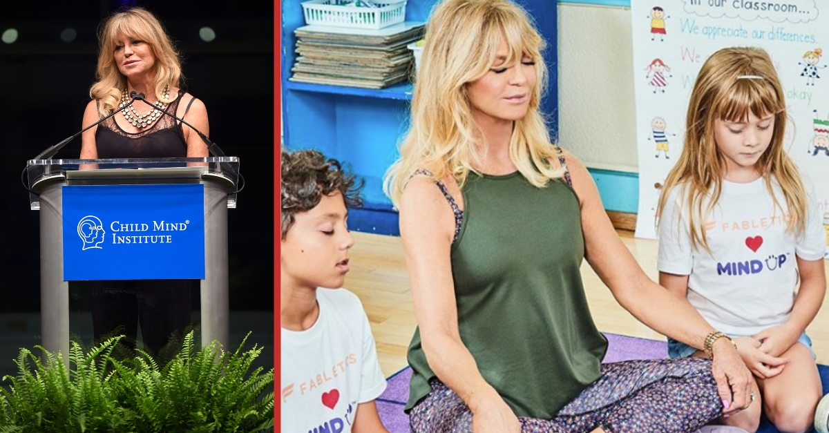 Goldie Hawn Recalls Childhood Anxiety And How Meditation Helped Her Find Peace