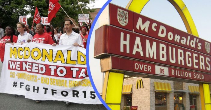 mcdonalds strike